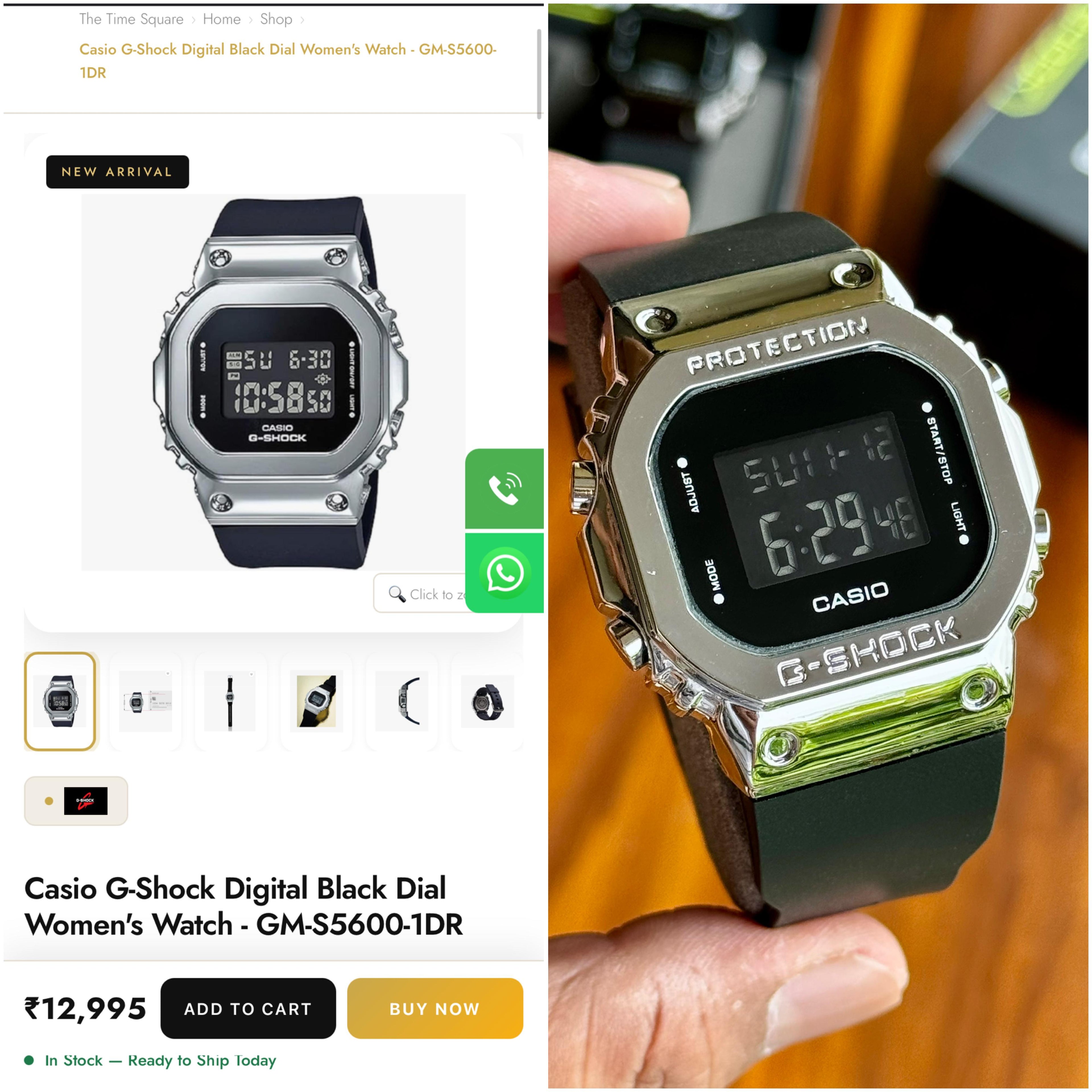 Casio G-Shock GM5600-1 Watch