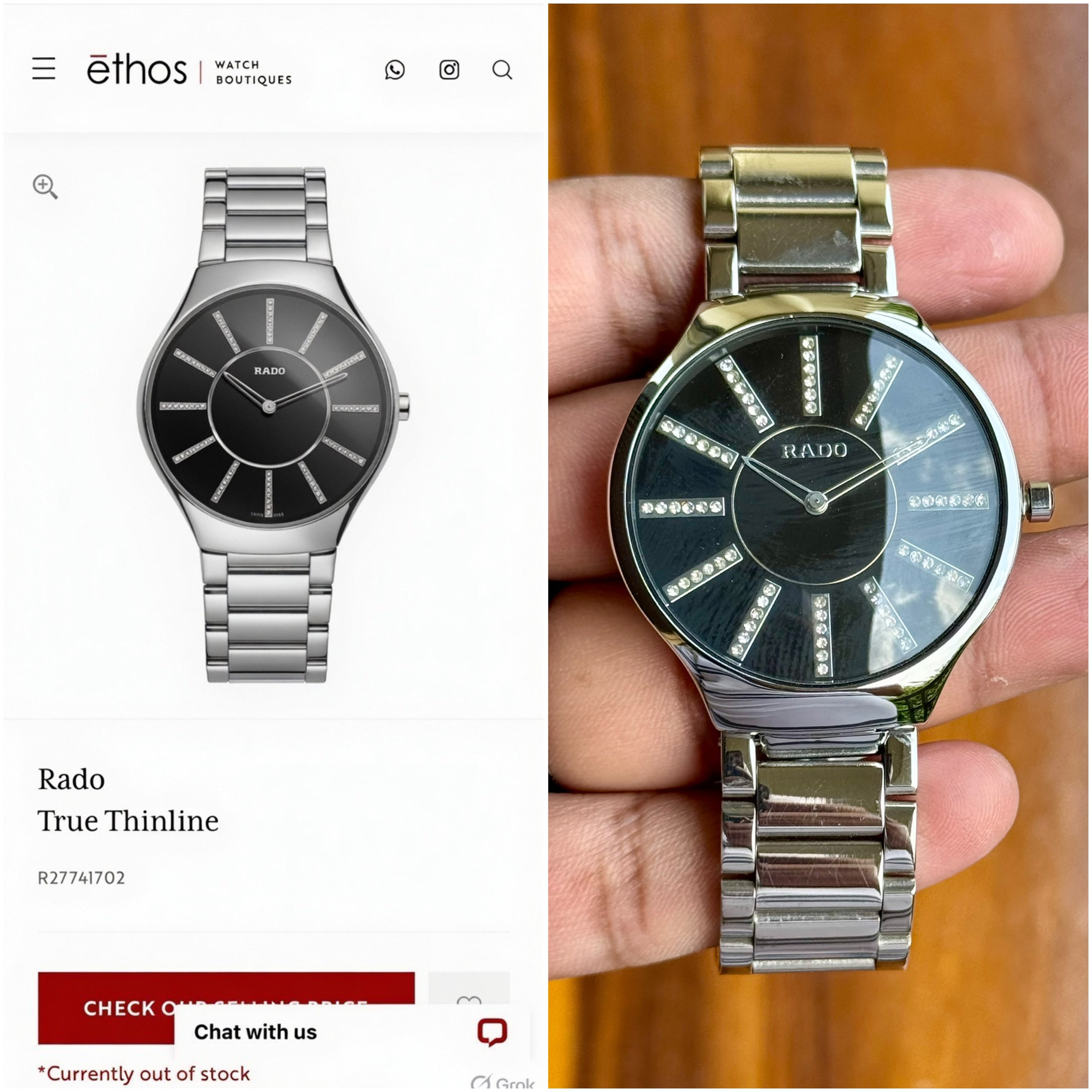 Rado True Thinline R27741702