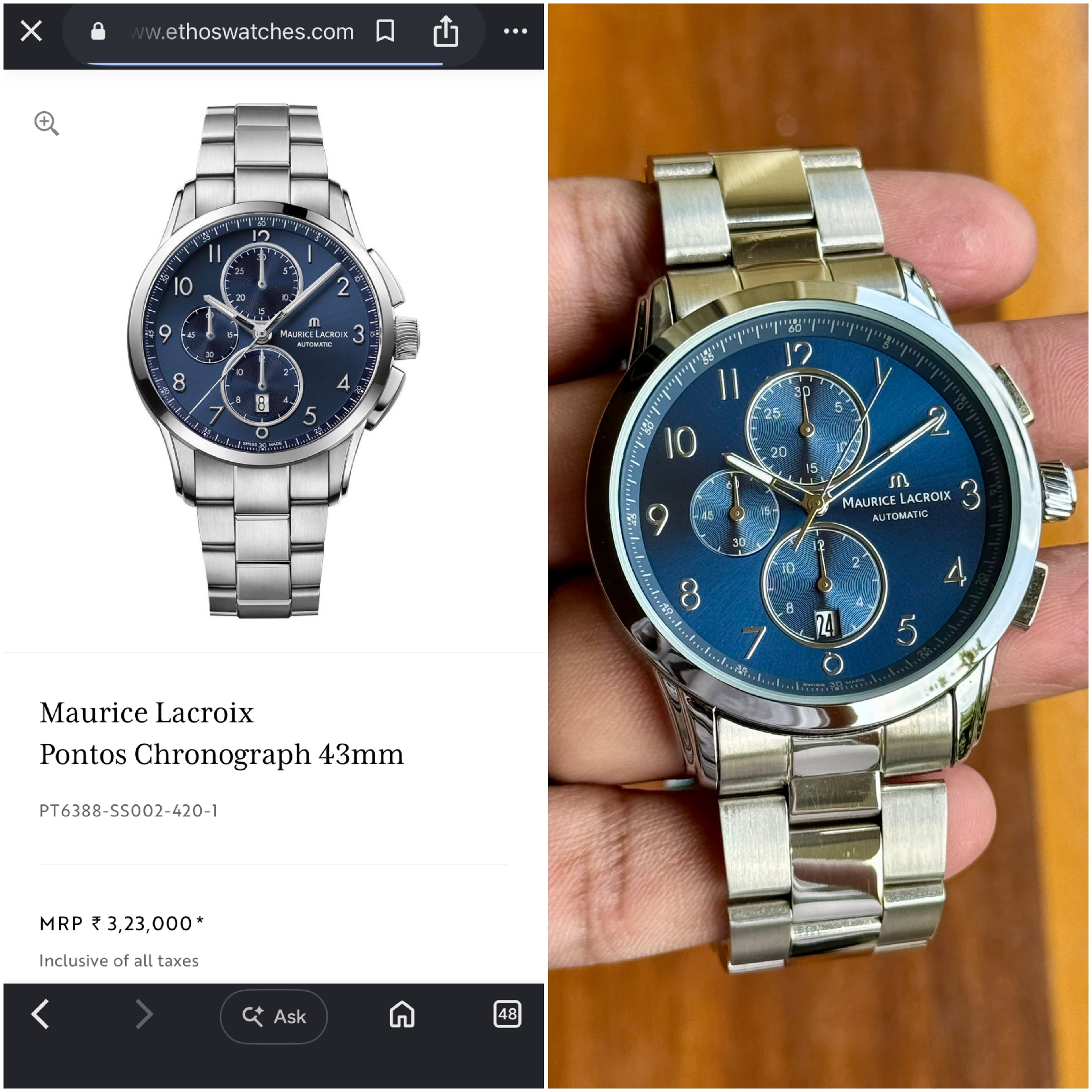 Maurice Lacroix Pontos Chronograph