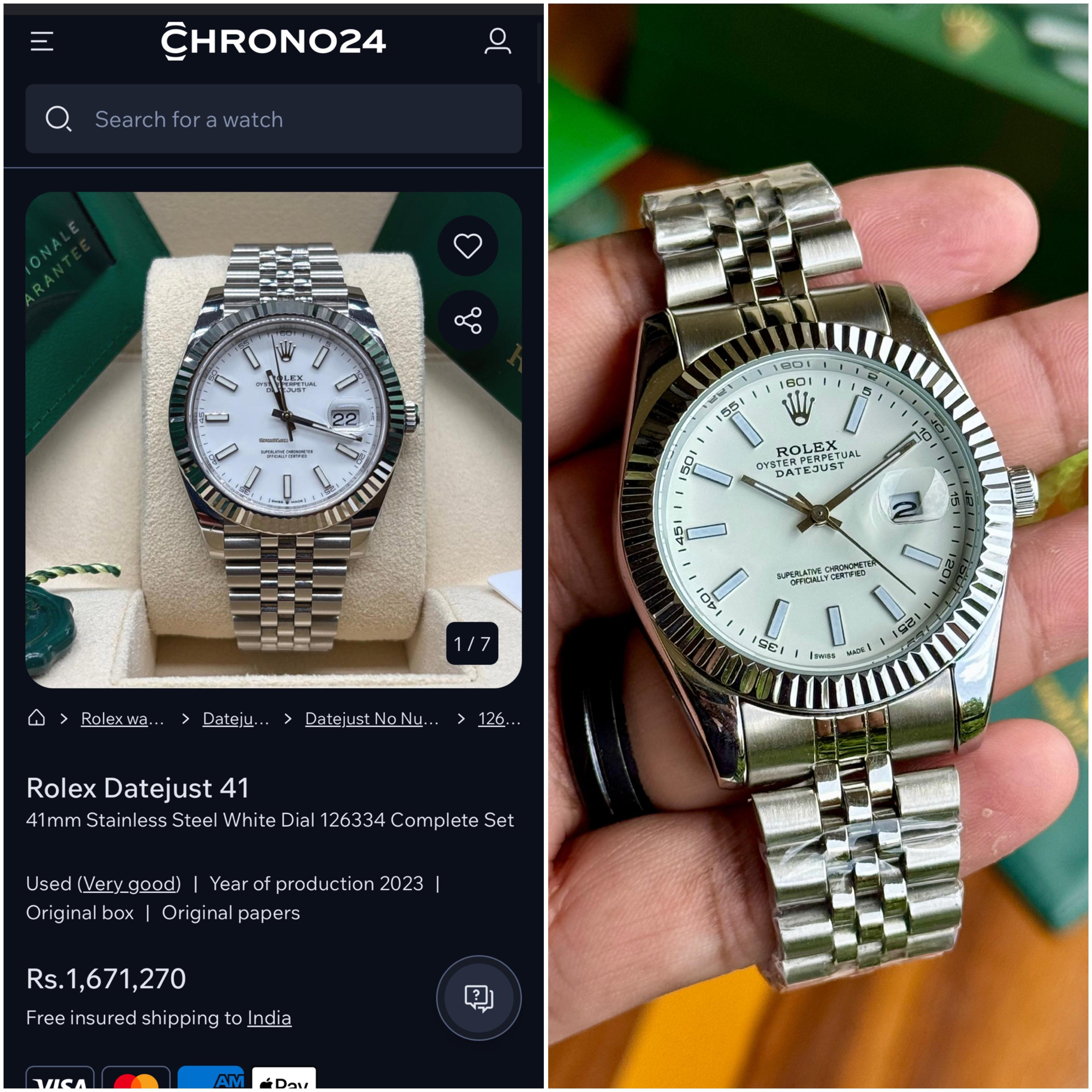 Rolex Datejust Watch