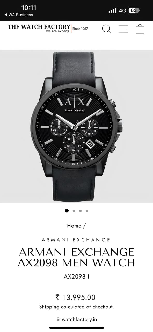 Armani Exchange AX2098 Men Watch