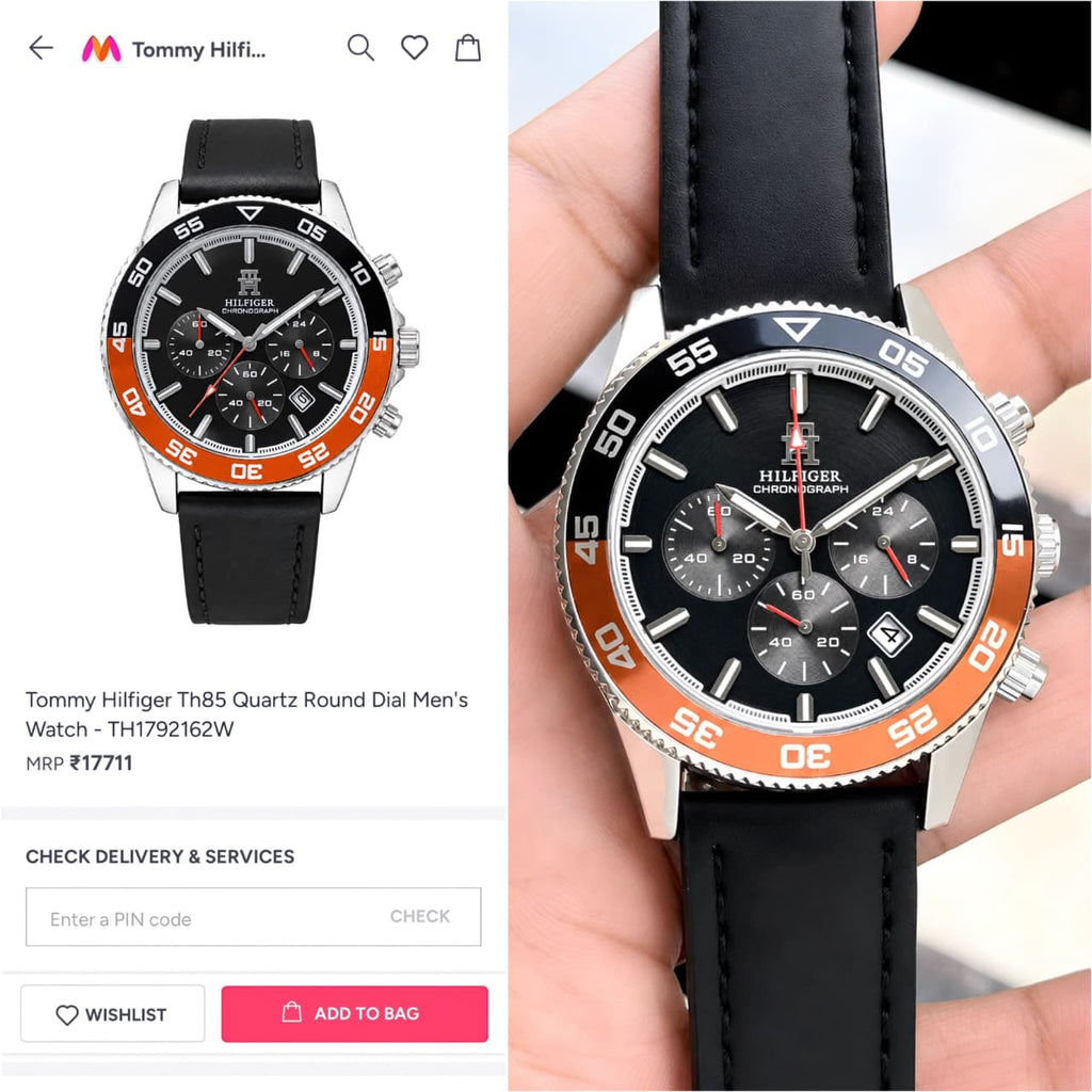 Tommy Hilfiger TH85 Quartz Round Dial Men's Watch
