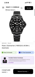 Rolex Z-Black Submarine