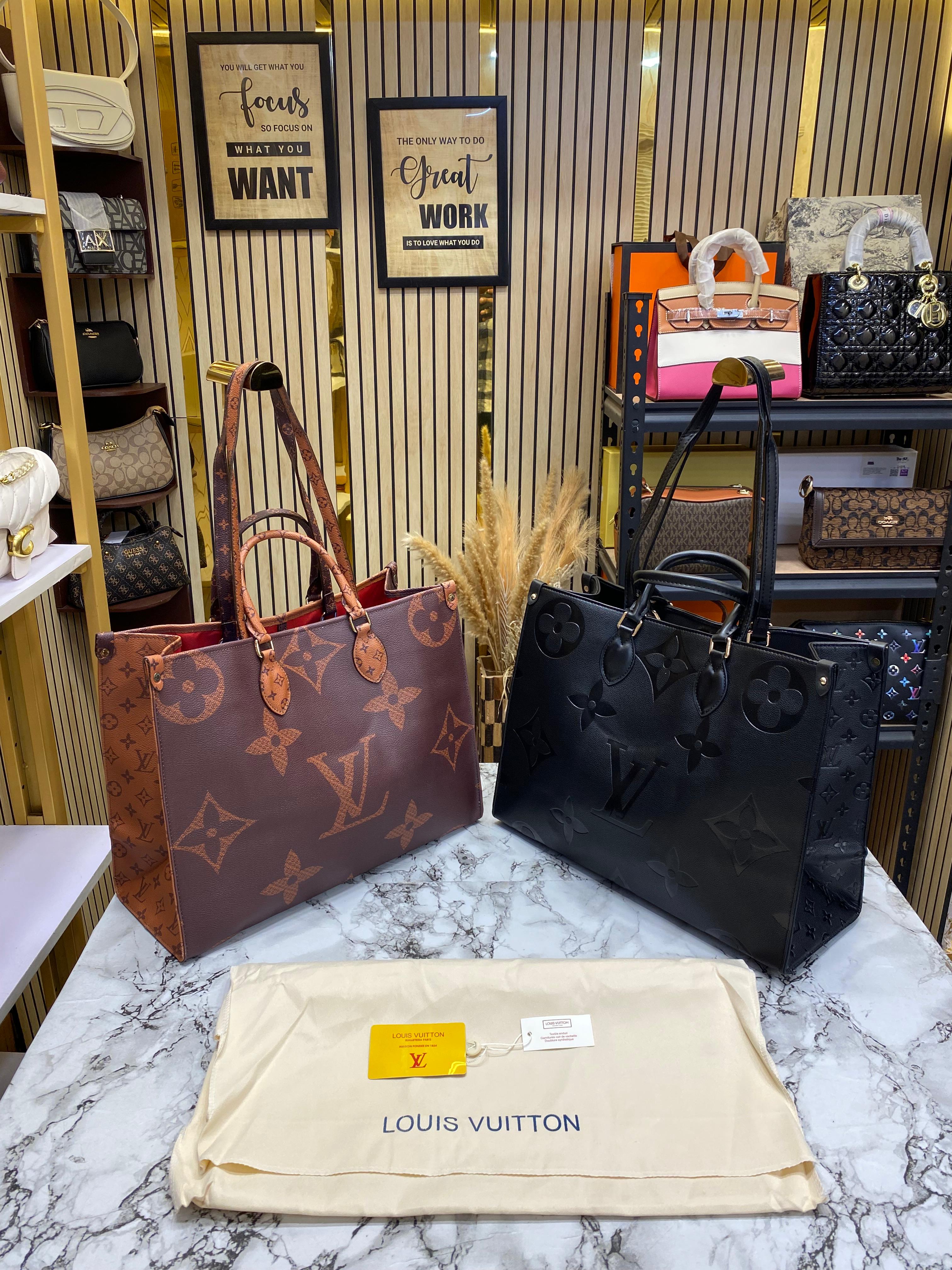 LOUIS VUITTON ONTHEGO PREMIUM BAG WITH DUST BAG