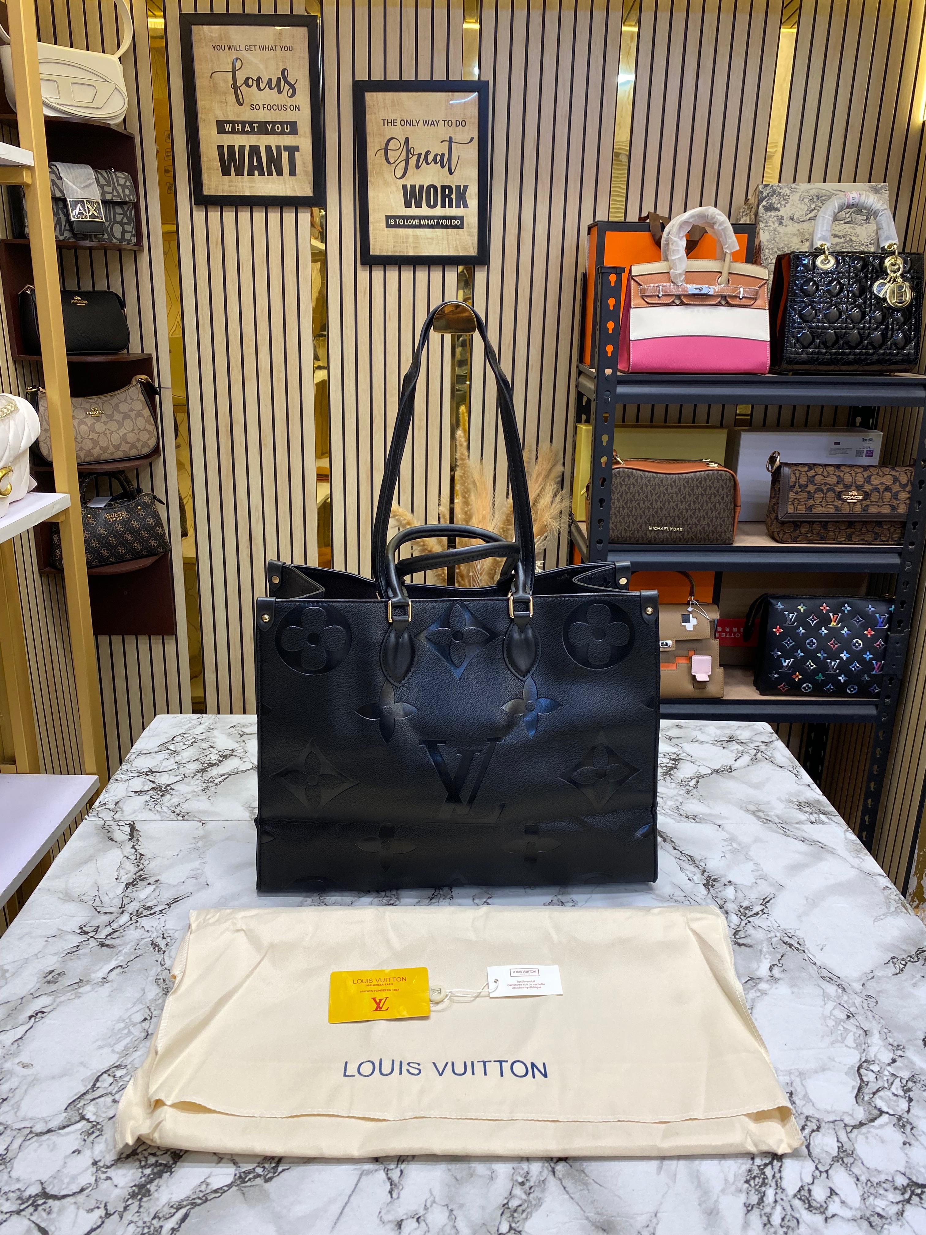LOUIS VUITTON ONTHEGO PREMIUM BAG WITH DUST BAG