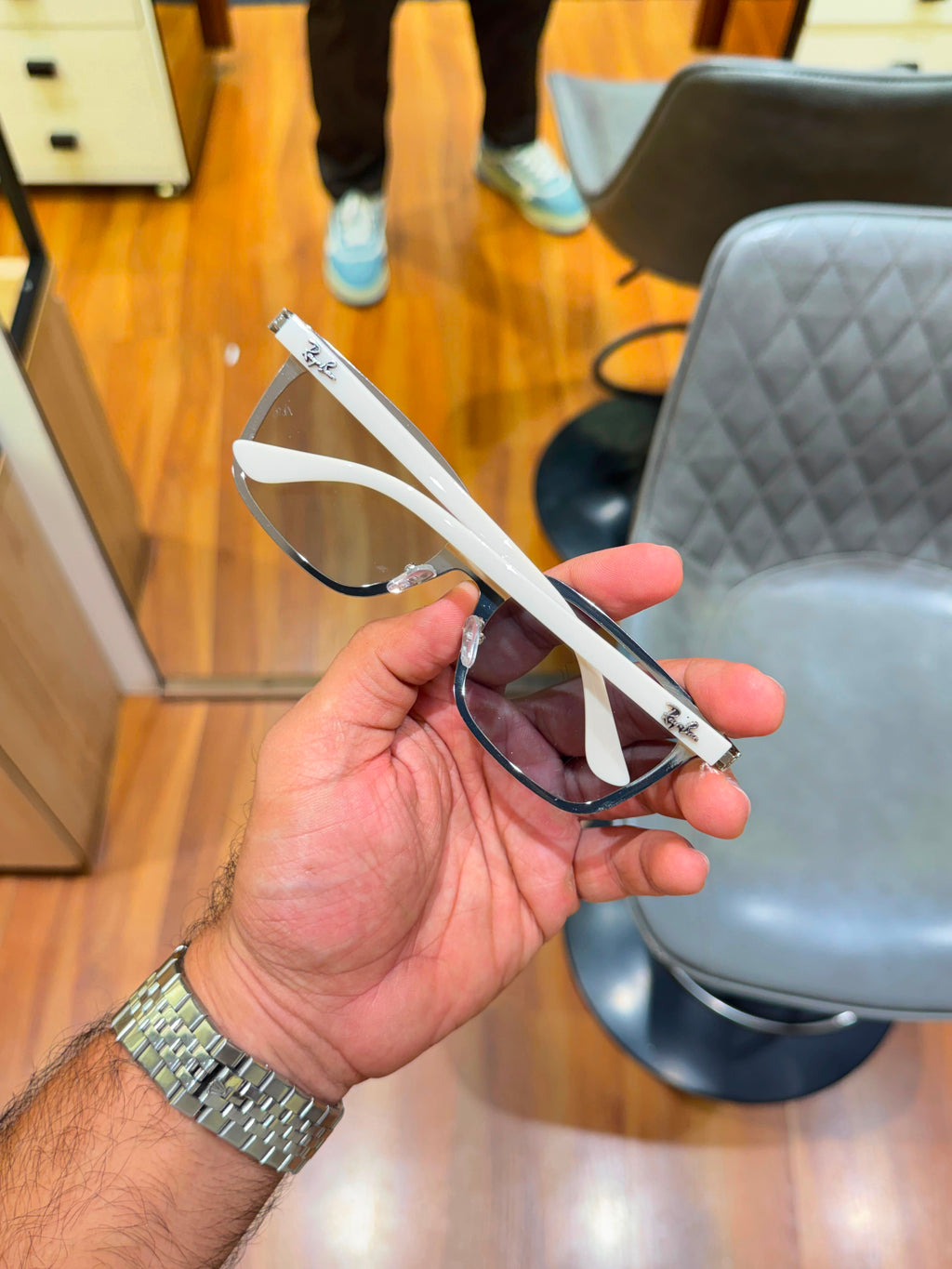 Rayban 25070 Grey White