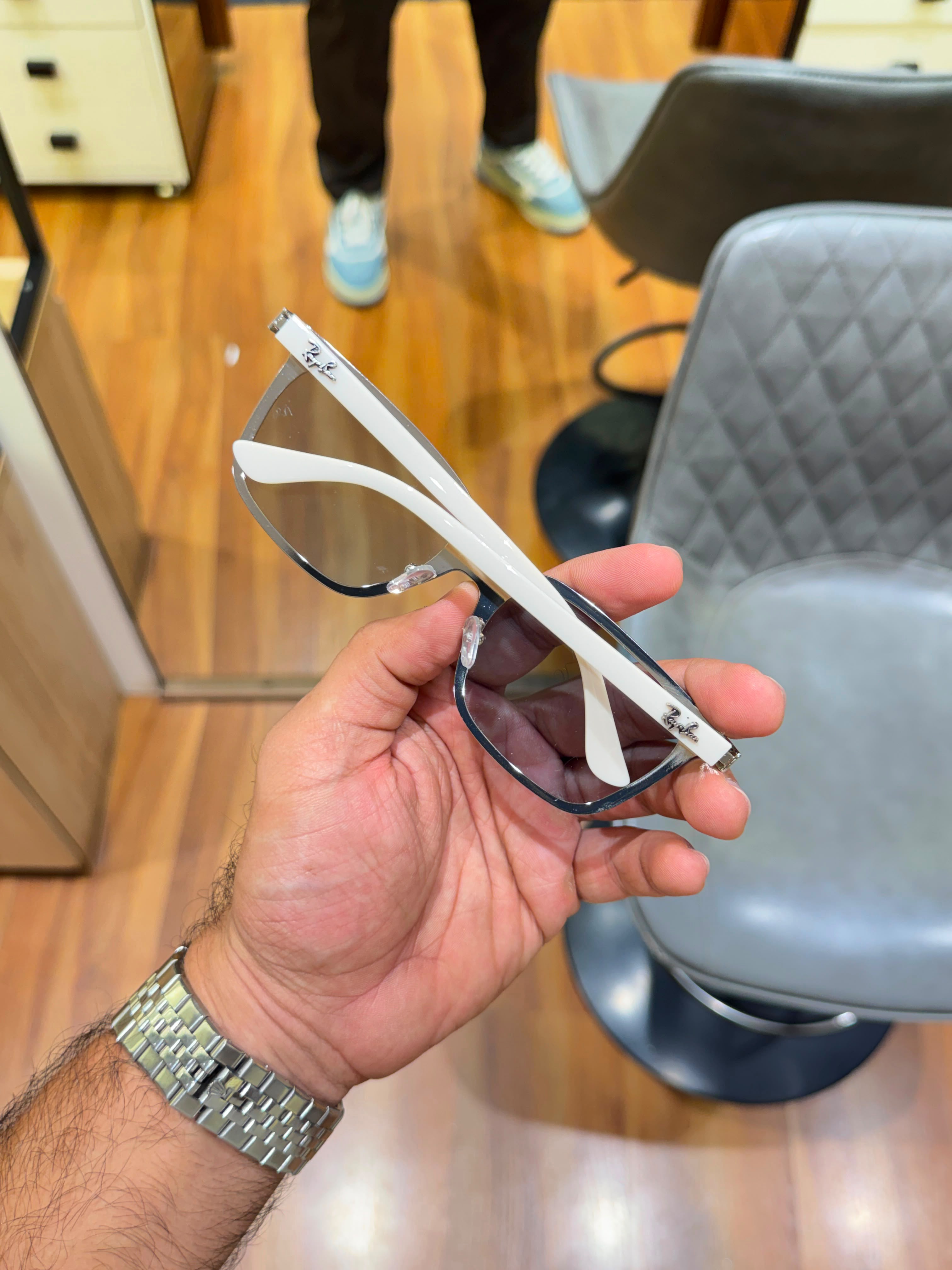 Rayban 25070 Grey White