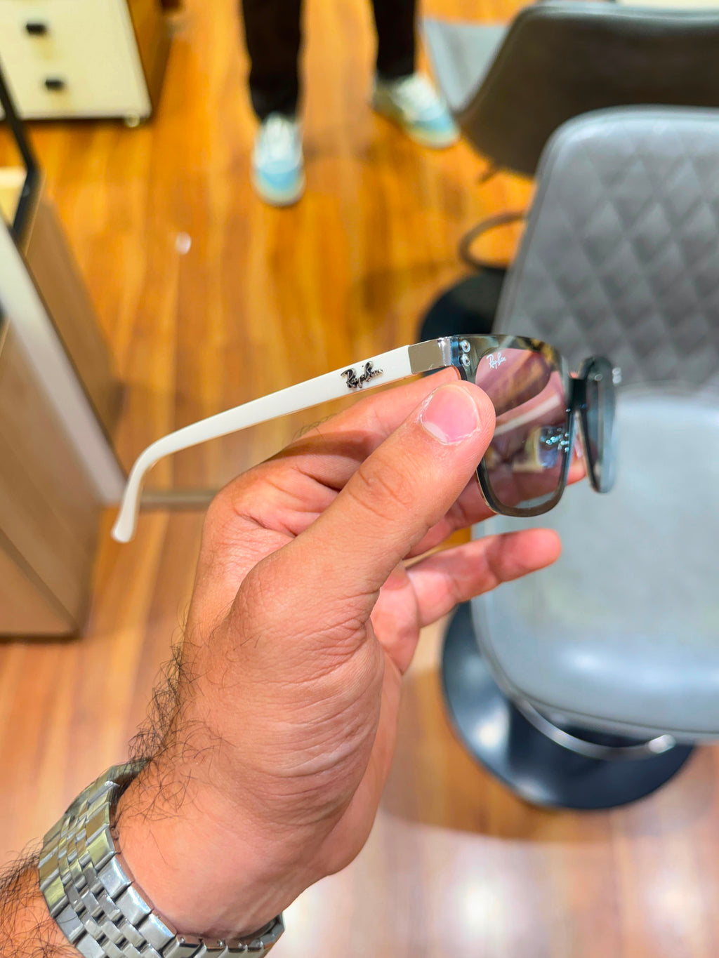 Rayban 25070 Grey White