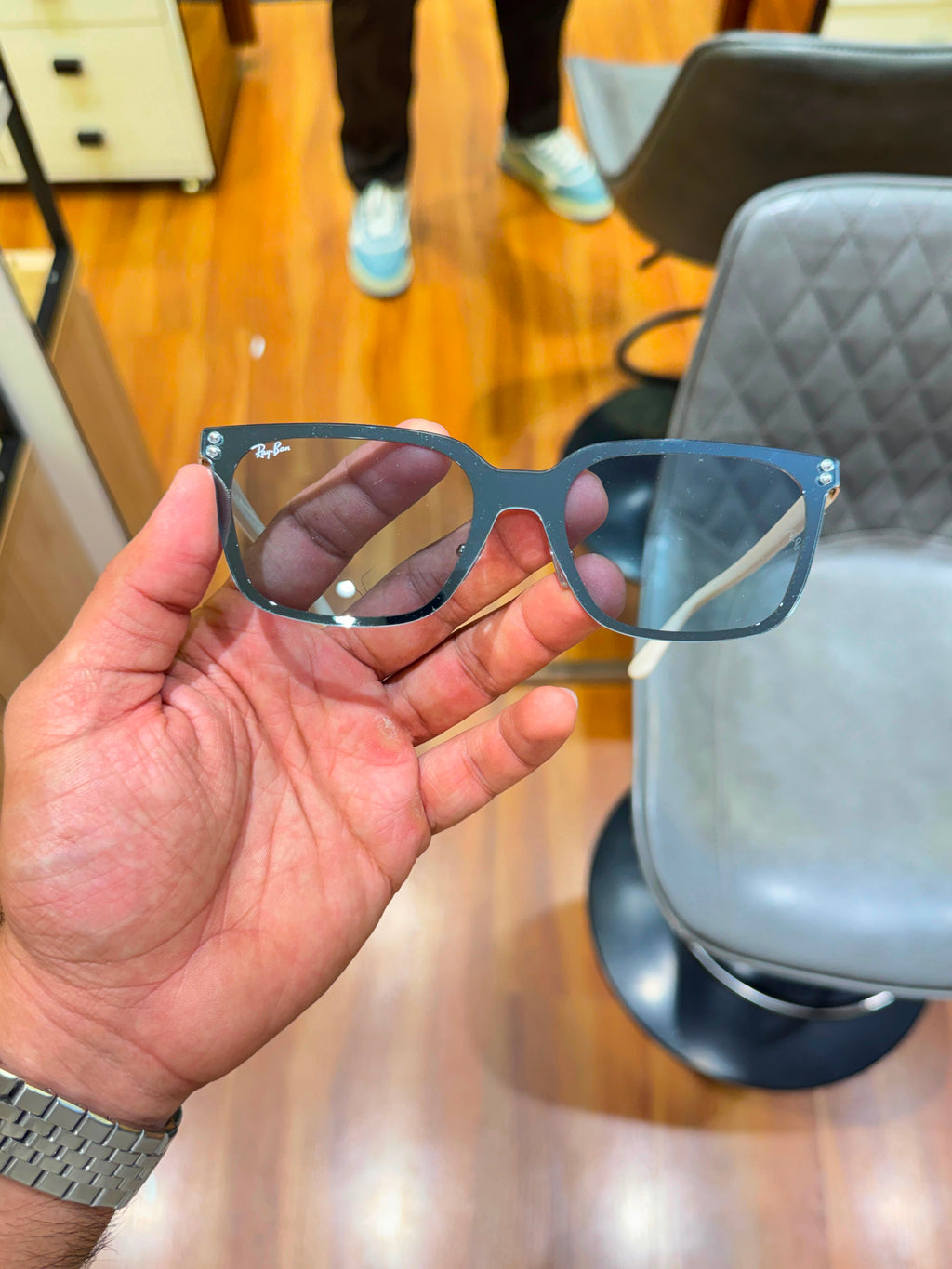 Rayban 25070 Grey White