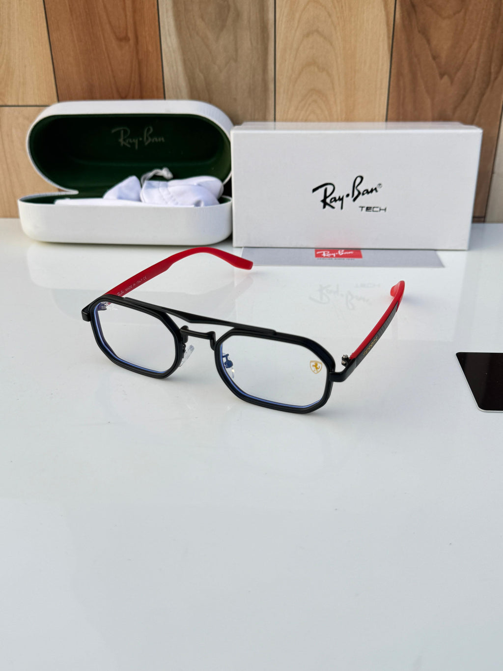 Rayban 7328 black Plano