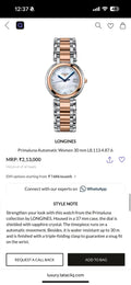 Longines PrimaLuna Women's Watch